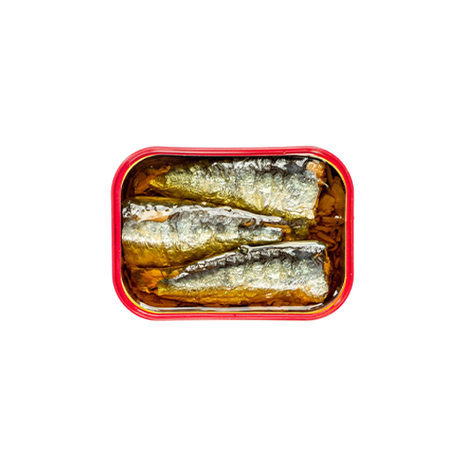 Atlantic sardine with oil