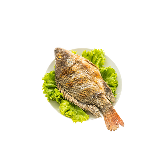 Fried carp