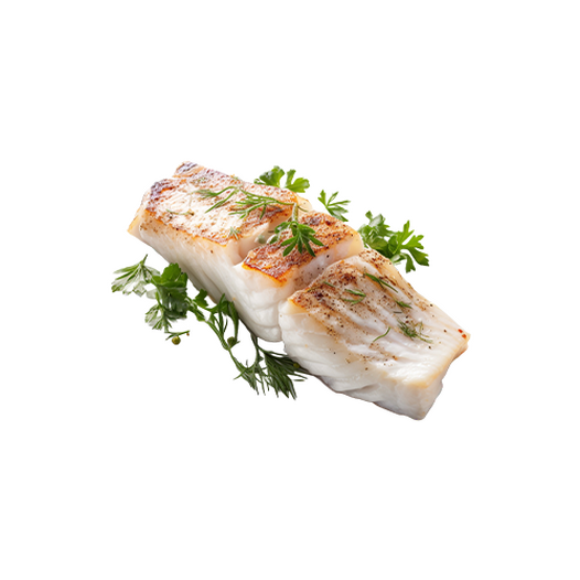 Grilled cod