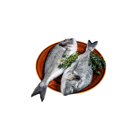 Boiled bream