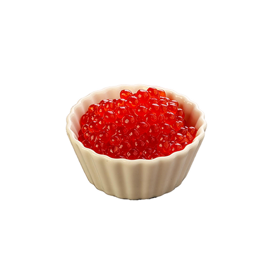 Pink salmon caviar, grainy