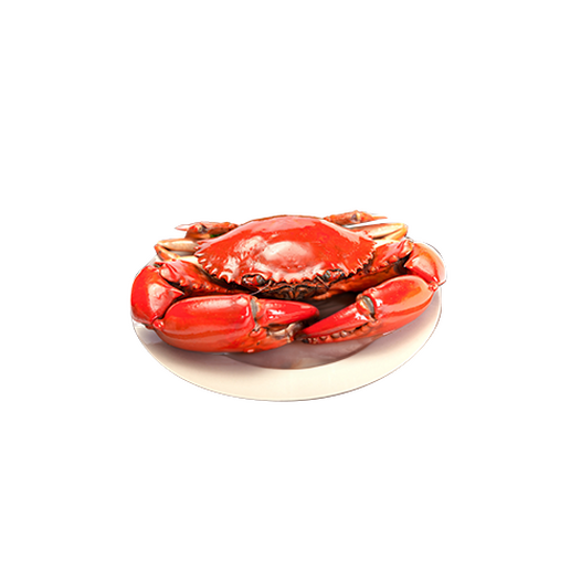 Boiled crabs