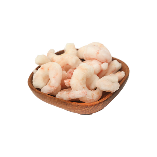 Frozen peeled shrimp