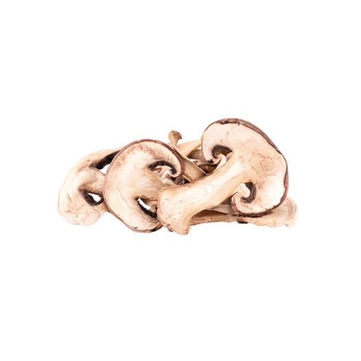 Dried white mushrooms