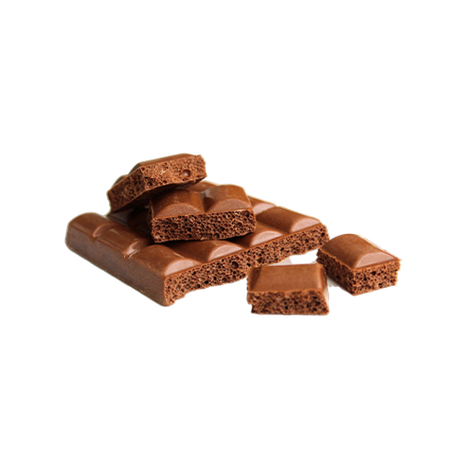 Bubbly milk chocolate