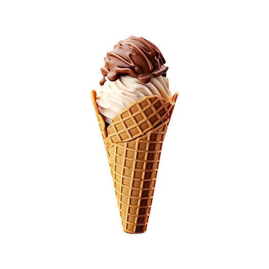 Vanilla-chocolate ice cream