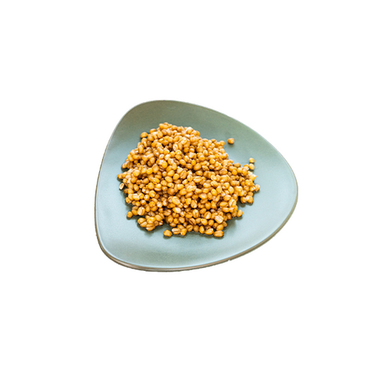 Dry wheat, canned without spices