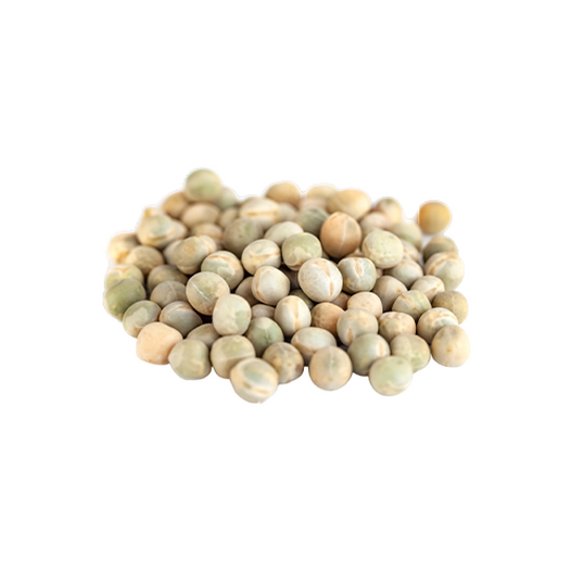 Dried whole green peas, raw