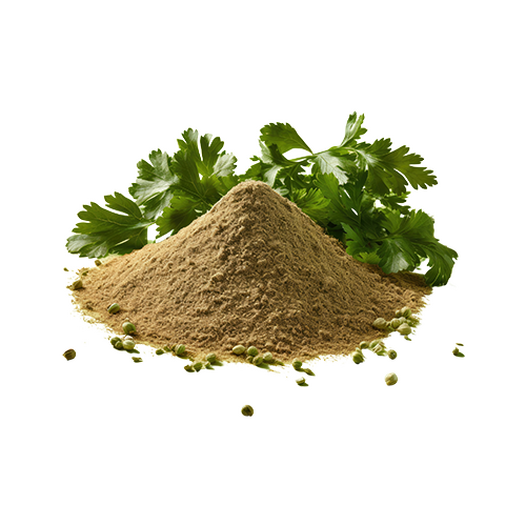 Ground dried cilantro